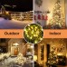 Toodour Solar Christmas Lights, 72ft 200 LED 8 Modes Solar String Lights, Waterproof Solar Fairy Lights for Garden, Patio, Home, Holiday, Party, Outdoor Christmas Decorations (Warm White)