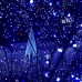 Toodour Solar Christmas Lights, 72ft 200 LED 8 Modes Solar String Lights, Waterproof Solar Fairy Lights for Xmas Tree, Garden, Patio, Holiday, Party, Outdoor Christmas Decorations (Blue)