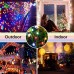 Upgraded Solar String Lights Outdoor 121ft 350 LED 8 Modes Solar Fairy Lights, Waterproof Outdoor String Lights for Garden, Patio, Holiday, Party, Balcony Decorations (Multicolor)