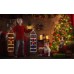 Toodour LED Christmas Lights - 10ft Christmas Decorative Ladder Lights with Santa Claus, Christmas Decorations Lights for Indoor Outdoor, Window, Garden, Home, Wall, Xmas Tree Decor (Warm White)