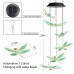 Toodour Solar Wind Chimes, Color Changing Solar Dragonfly Wind Chimes, LED Decorative Mobile, Waterproof Solar Lights Outdoor for Patio, Window, Garden Decor, for Mom/Grandma