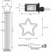 Toodour Christmas Lights, 317 LED 10ft X 9 Outdoor Christmas Decorations Lights with 12" Topper Star, 8 Lighting Modes Outside Christmas Tree Lights (Warm White)