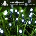 Toodour LED Christmas Lights, 72ft 200 LED String Lights with 8 Modes, Timer, Low Voltage Indoor Fairy Twinkle Lights for Christmas, Home, Garden, Party, Holiday, Xmas Tree Lights (White)