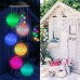 Toodour Solar String Lights, Color Changing Solar Ball Wind Chimes, LED Decorative Mobile, Waterproof Outdoor String Lights for Patio, Balcony, Bedroom, Party, Yard, Window, Garden
